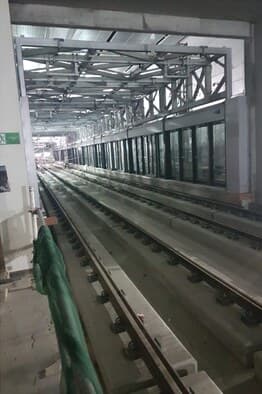 Rail station platform