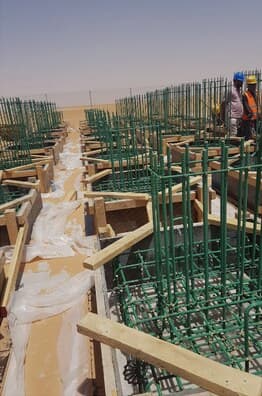 Rebar cages for footings